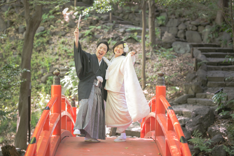 赤い橋に到着^ ^