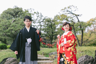 庭園ロケーション・和装