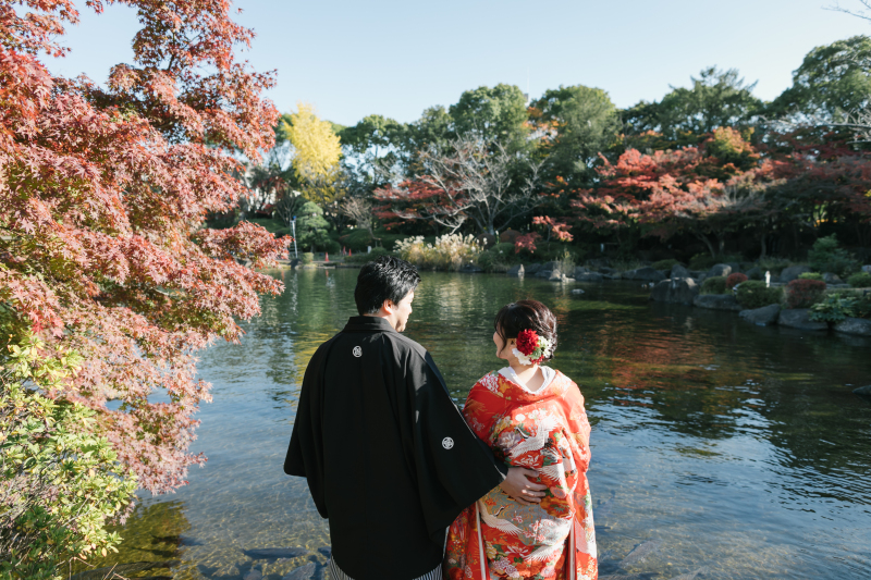 平成庭園の紅葉