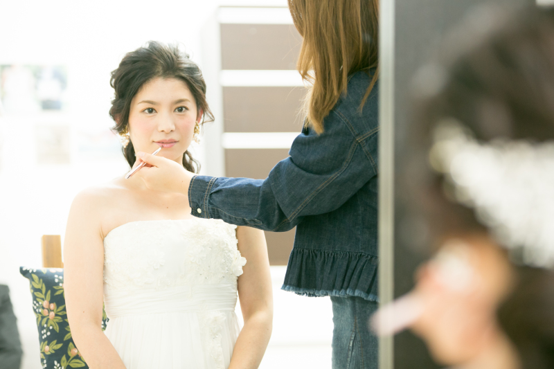 メイクアップシーン