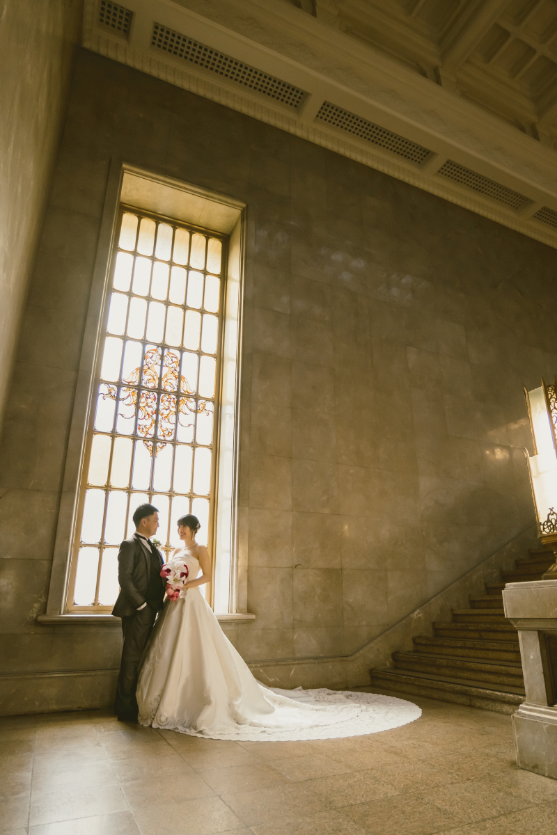 朝日が差し込み・・・