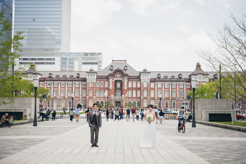 日曜日の東京駅は賑やか！