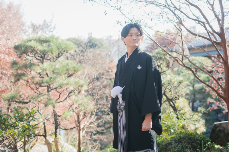 ご新郎様ソロショットも！かっこいい素敵な１枚を！