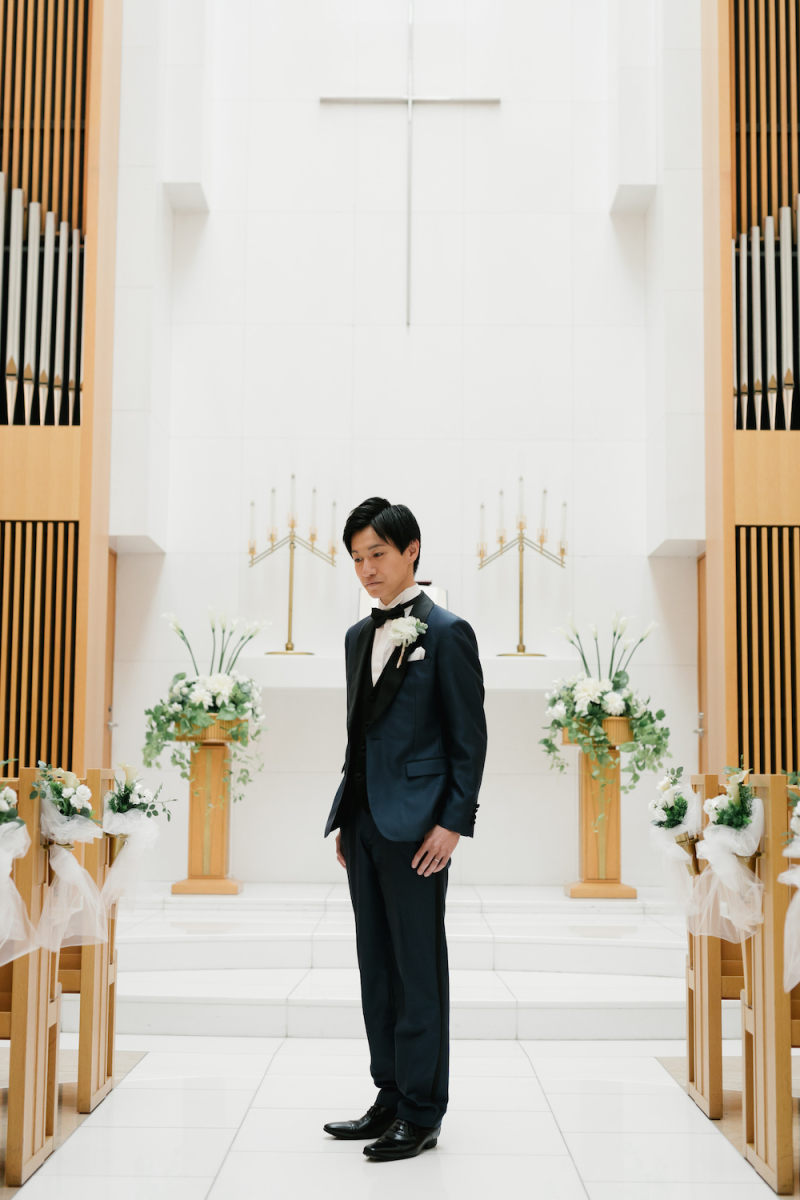 ご新郎様ソロショット