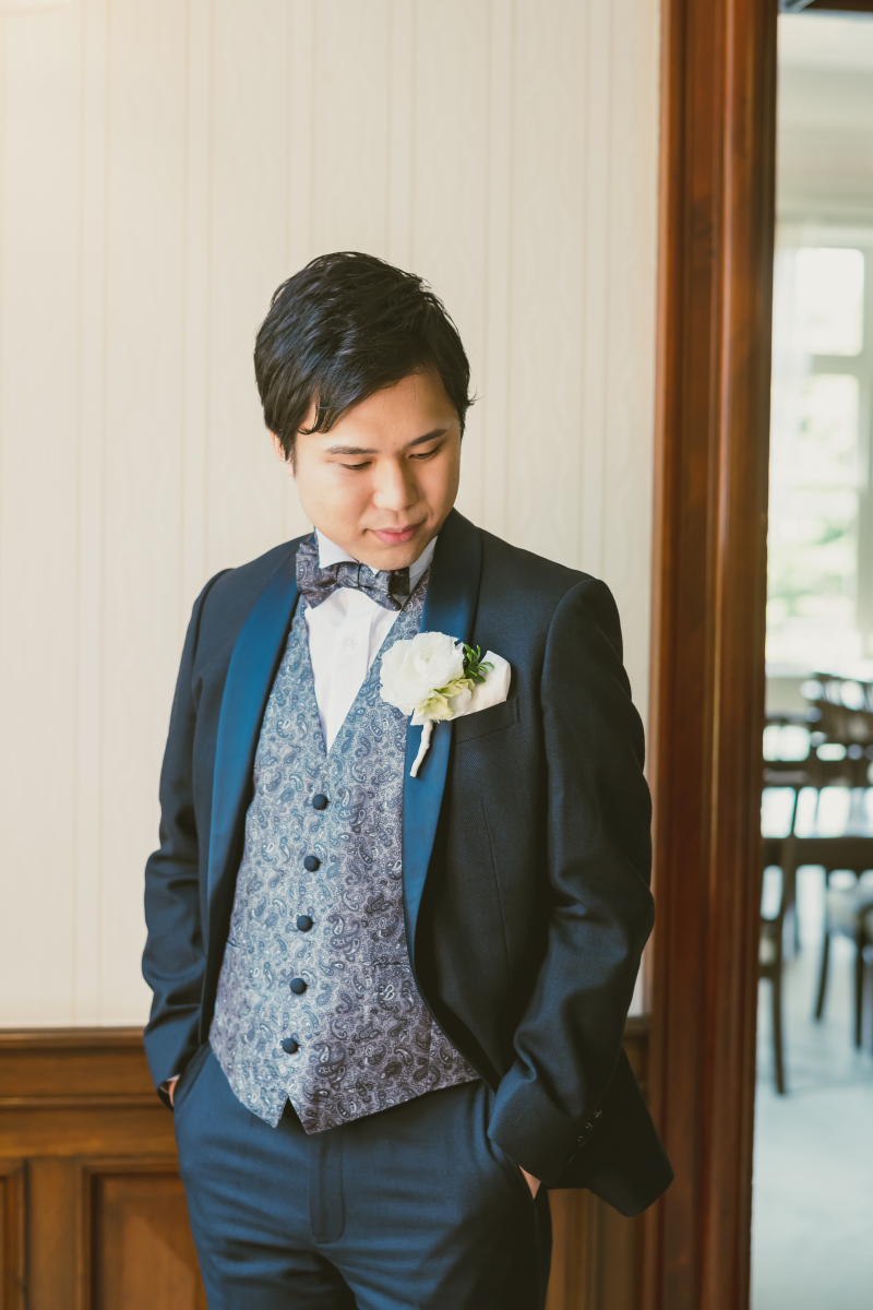 ご新郎様のソロショット