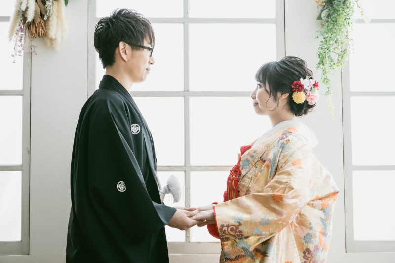 和洋装　スタジオ撮影