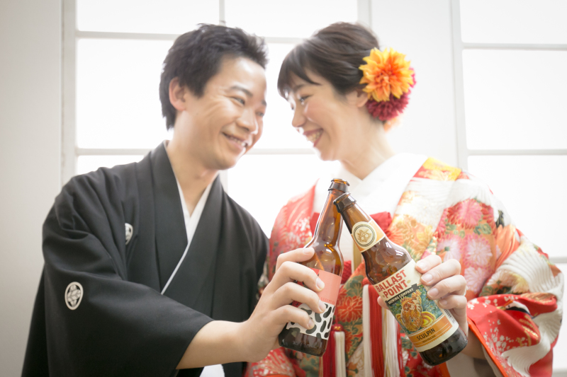 お二人らしいお小物チョイス♪