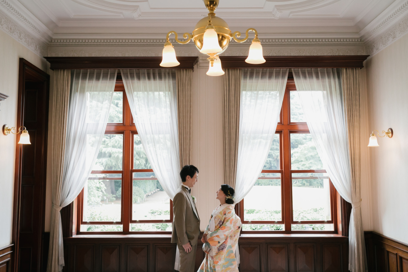 和洋装　ロケーション