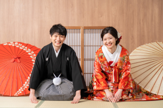 和装スタジオ→洋装ロケーション