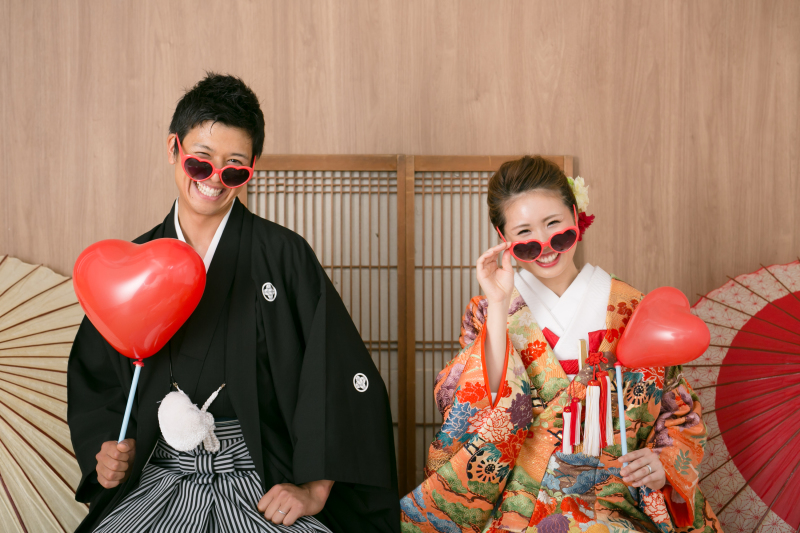 和装♡洋装スタジオ撮影