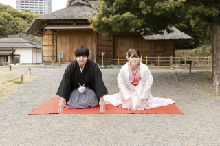 浜離宮　和装撮影