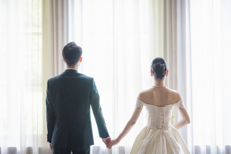 シルエット撮影風なショットがとても素敵な1枚に!