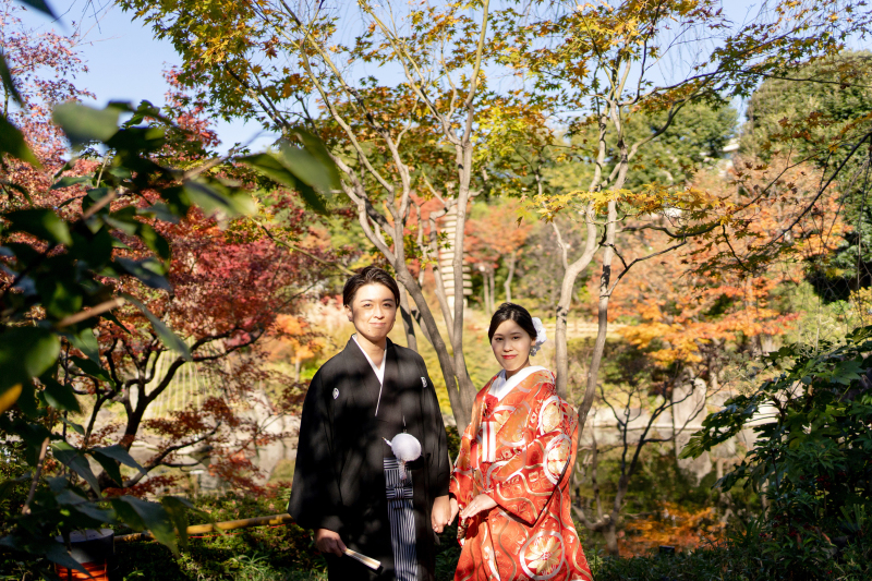 和装 紅葉ロケーション