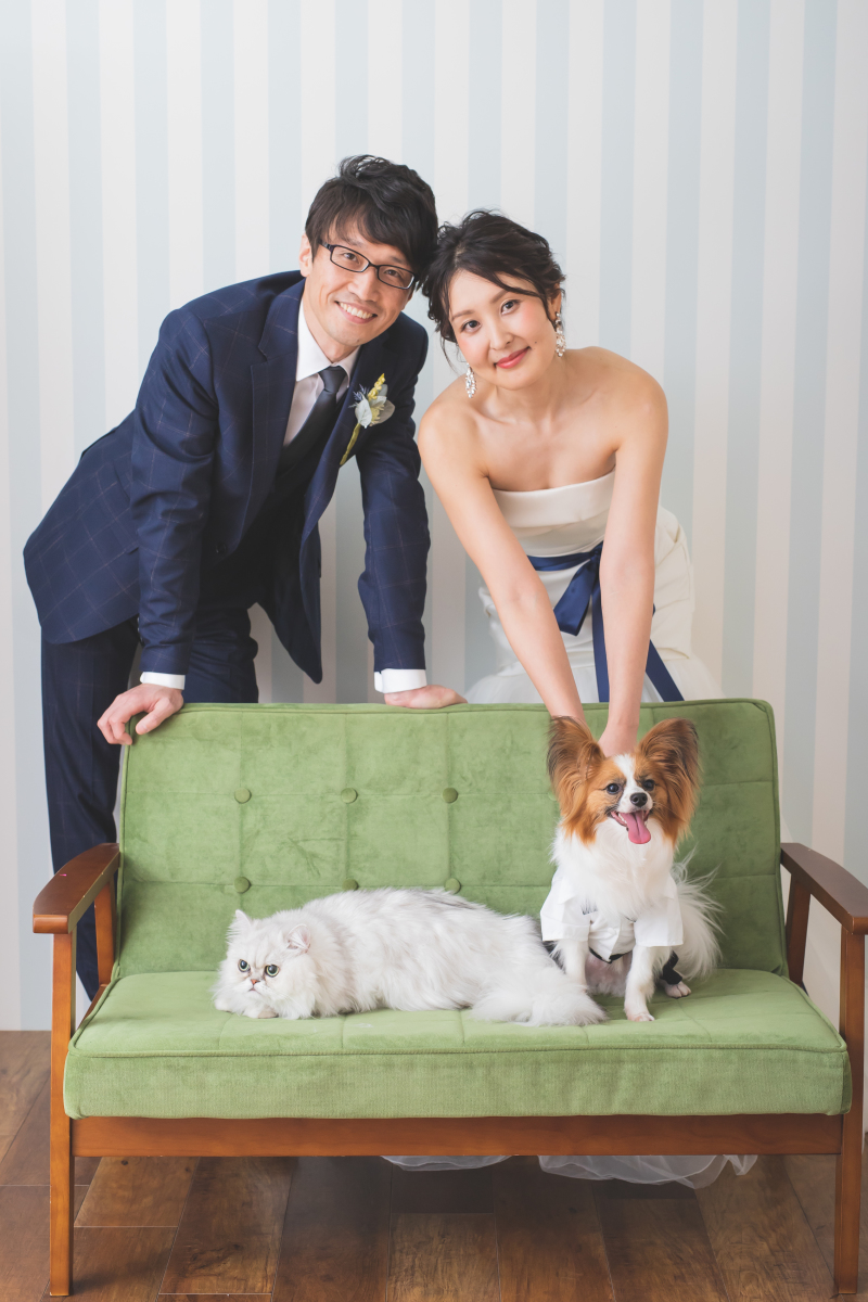 ペットたちと一緒に