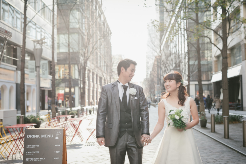 洋装　ロケーション撮影