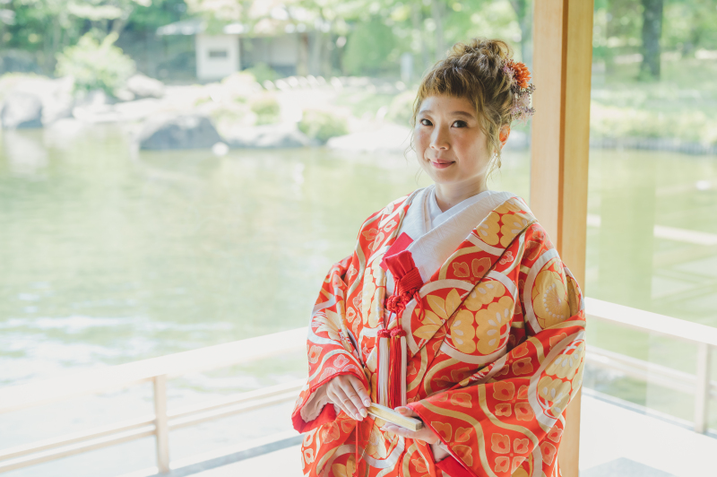 色打掛にチェンジ!