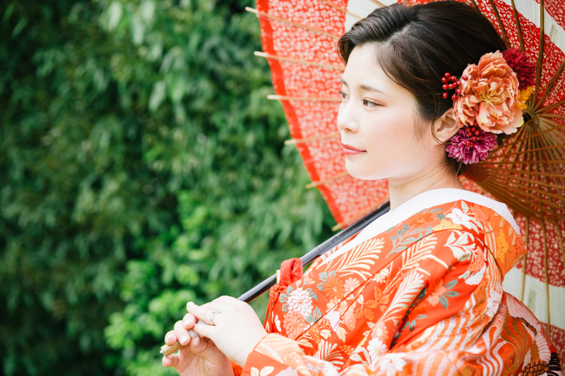 番傘を使って・・・