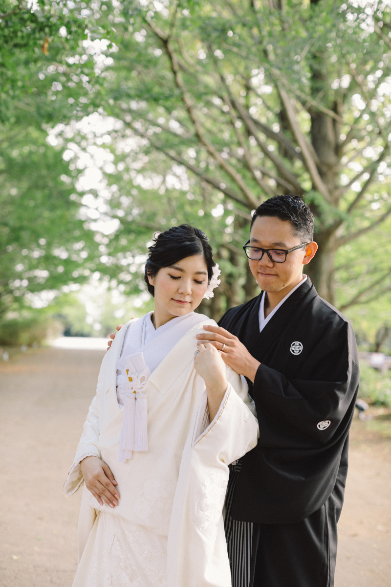 お二人の目線の先には・・