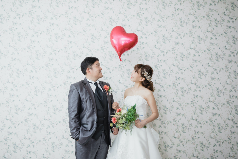 ハートのバルーン