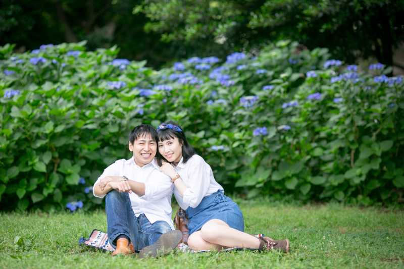 季節の花と共に