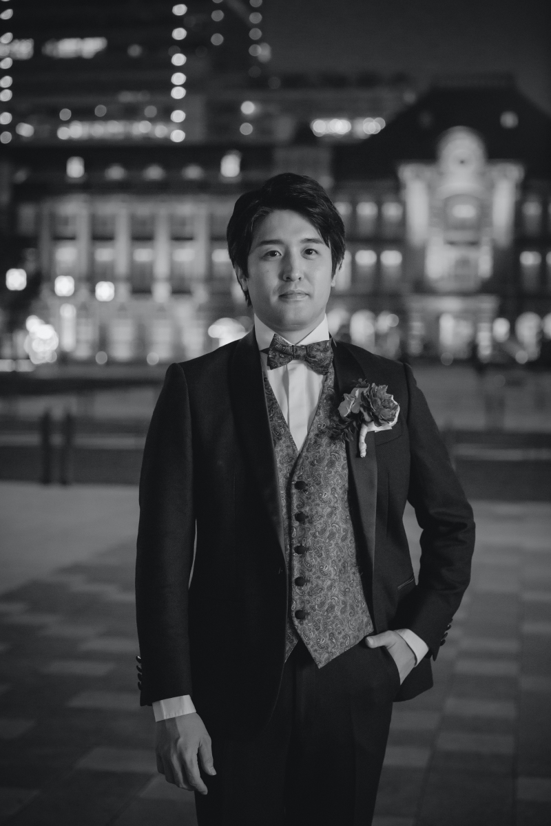 ご新郎様ソロショット