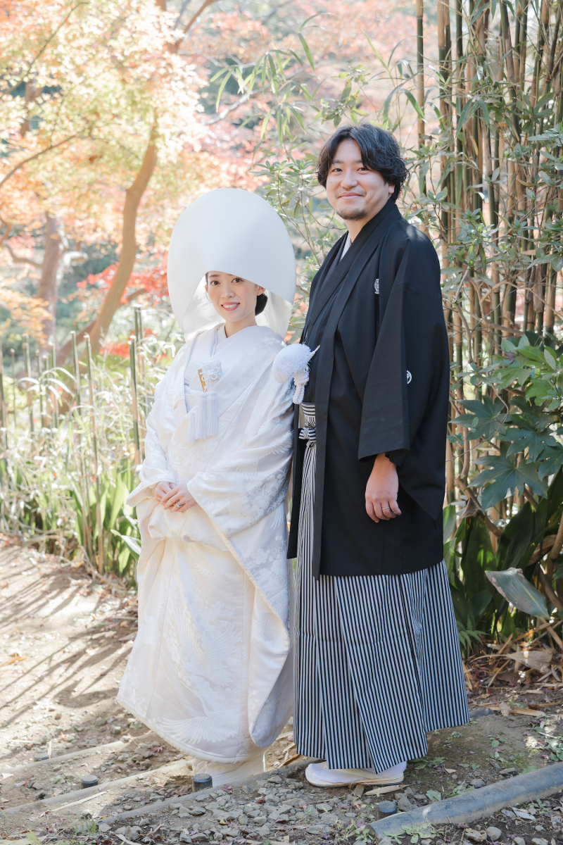 綿帽子姿がとても美しい素敵なご新婦様！