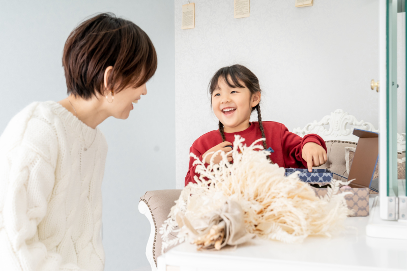 お母さんと一緒に♡