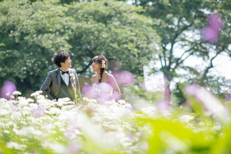 お花にの中で♡