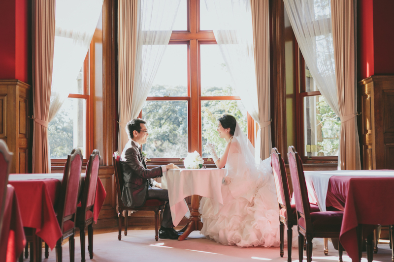 向かい合いショット