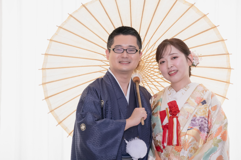 相合傘ショットも