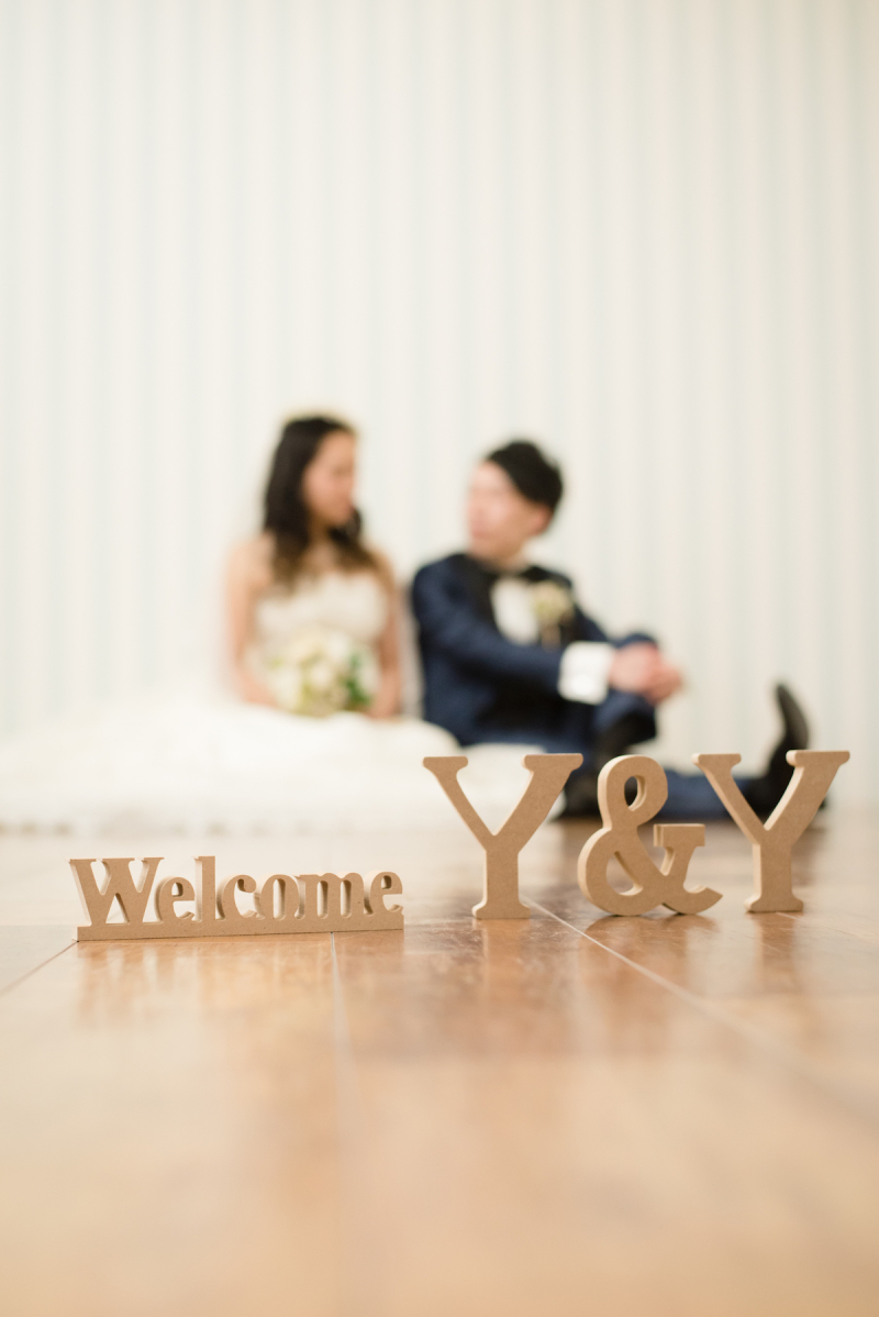 イニシャルも上手に組み合わせて