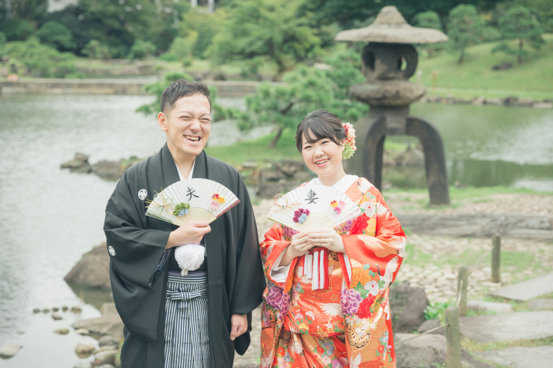 爽やかな笑顔で