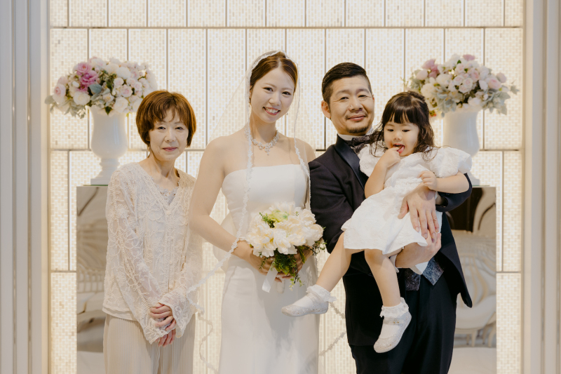結びは、ご家族揃って素敵な1枚を!素敵な思い出に