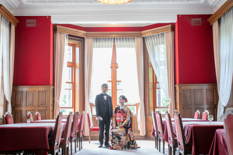 洋装　ロケーション撮影