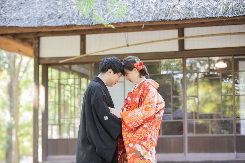 額をくっつけて...♡