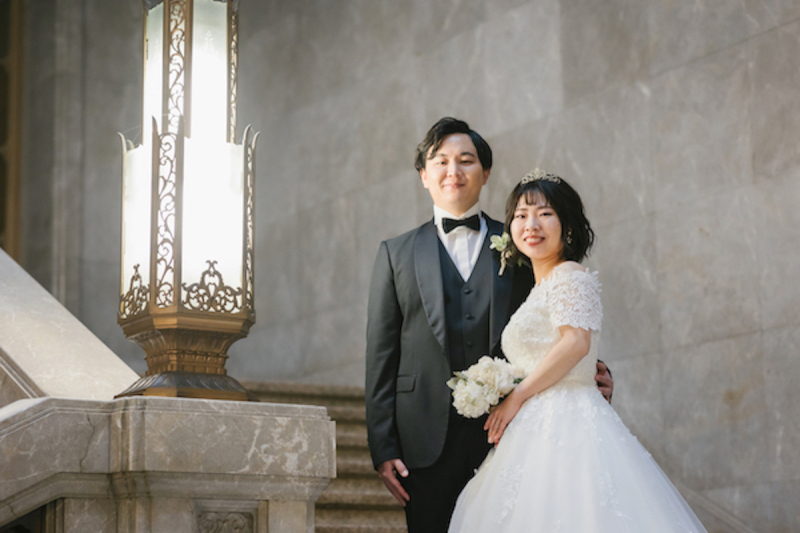 お二人の素敵な笑顔が印象的な写真になりましたね！