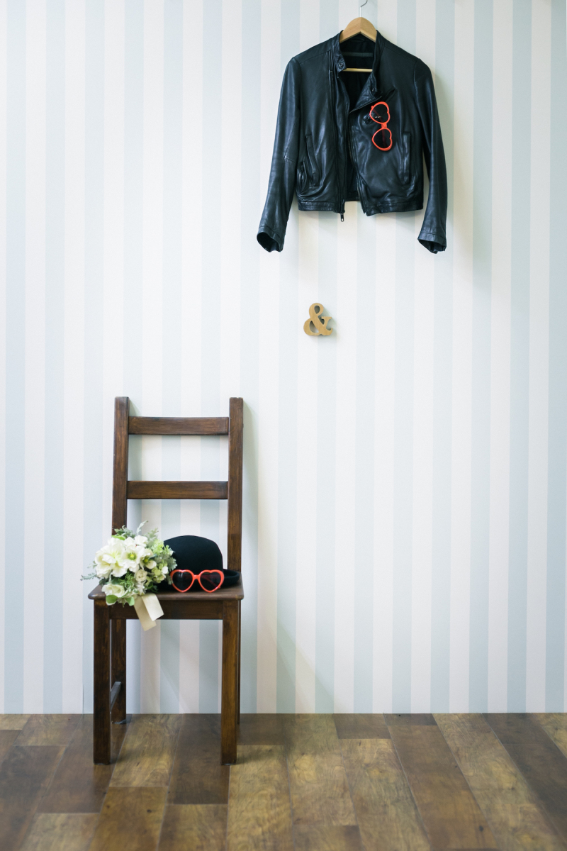 お二人らしいスタジオ撮影