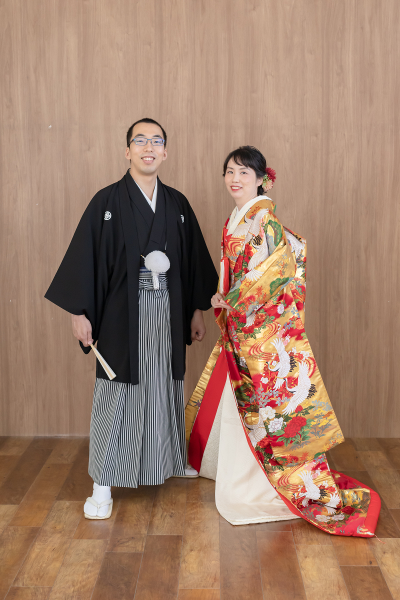 まずは和装でご撮影スタート!