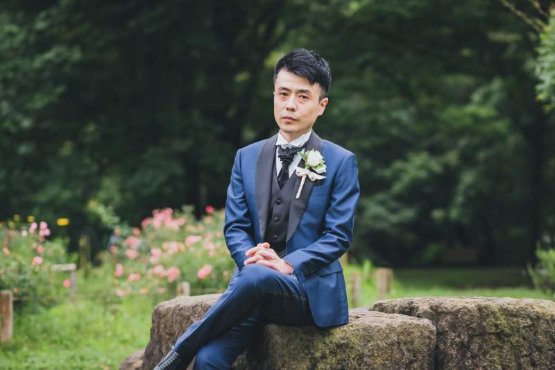 ご新郎様ソロショット