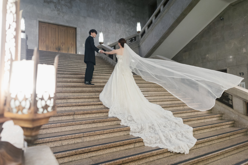 ロングベールを活かして*