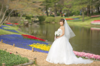 洋装ロケーション撮影