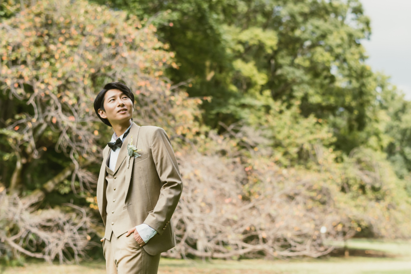 ご新郎様ソロショット