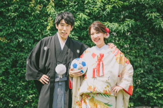 お二人の好きな物と前撮りを・・♡