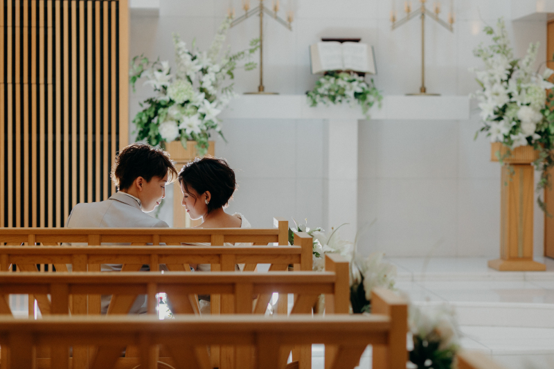 チャペルの中で