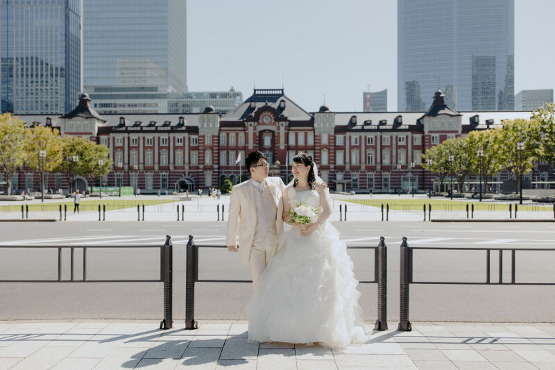 東京駅全体を。。