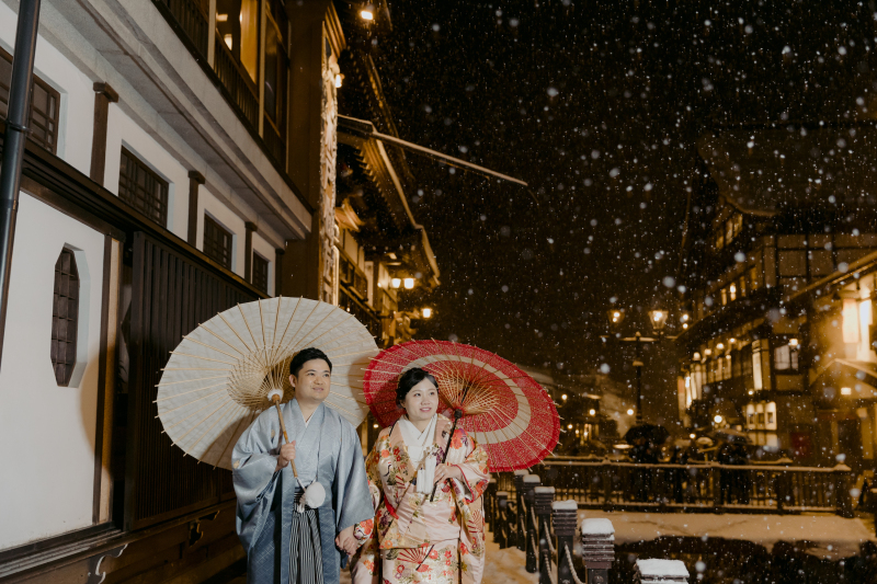 雪の中で*
