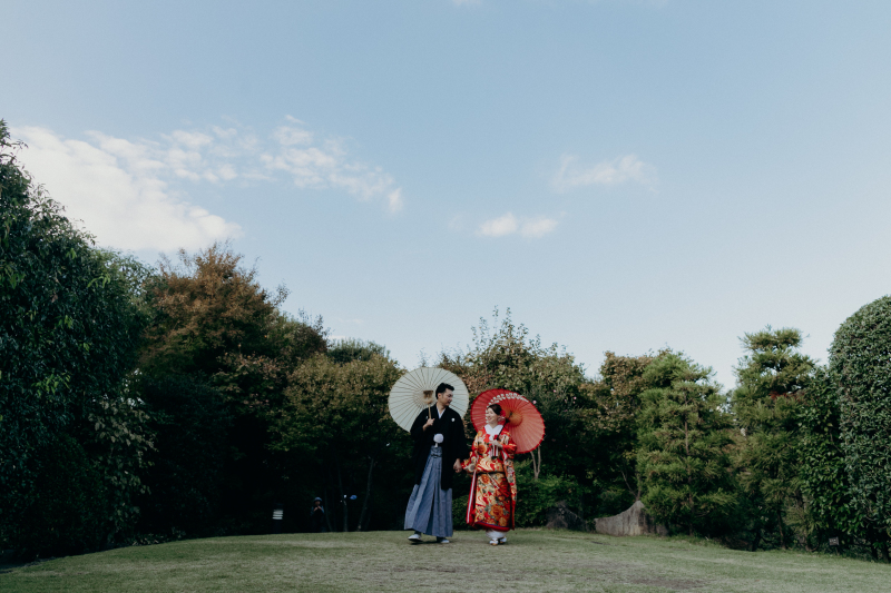 青空をバックに＊