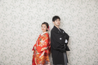 洋装和装スタジオ撮影