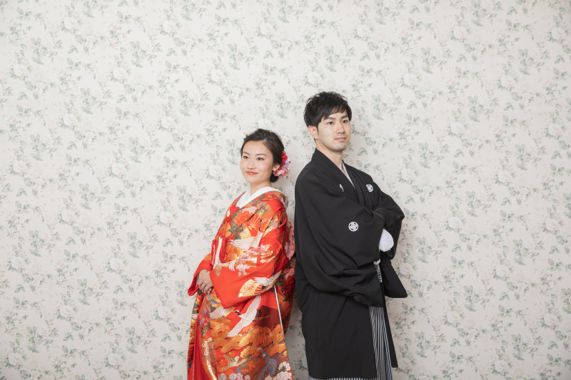 洋装和装スタジオ撮影