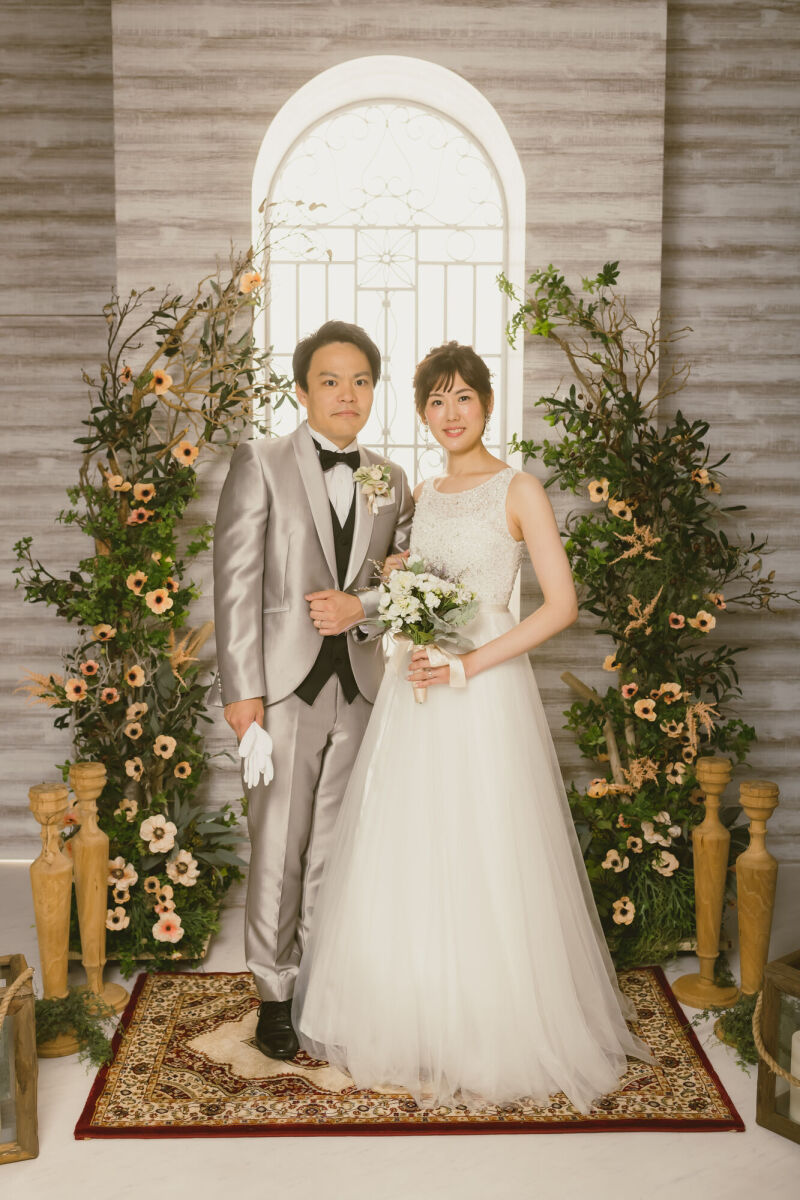 ドレスに着替えて